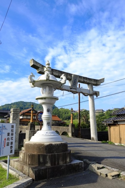 一の鳥居側の駐車場で撮影 一の鳥居側の駐車場で撮影